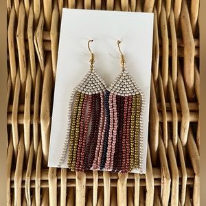 New! Sseko Handmade Beaded Earrings